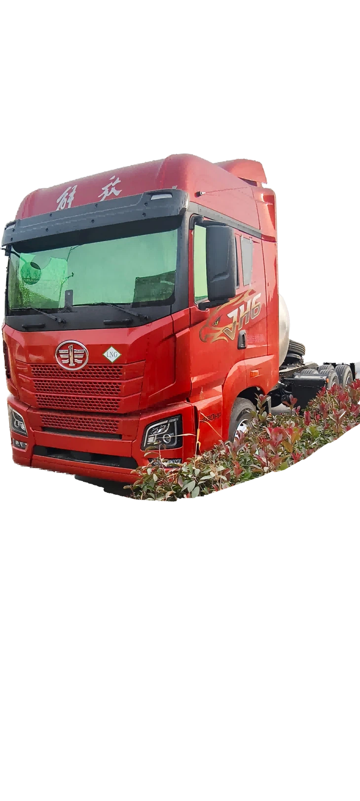 FAW JH6 480HP 6*4 8.8TON RED SHAPE EURO 6 EMIISSIONS TRALIER TRACTOR price